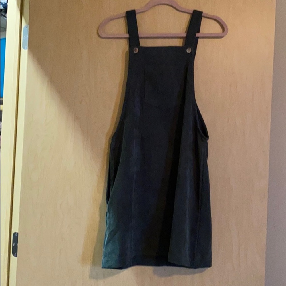 Adorable Emerald Green Overall/Bib Dress
